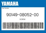 Yamaha Genuine Screw 90149-08052-00. Fixed Price $11.24.