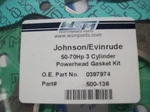 Evinrude Johnson Wsm Powerhead Gasket Kit 50-70HP 3CYL 397974 Outboard Motor. Fixed Price $68.95.