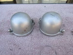 Evinrude Antique Outboard Motor Spark Plug Covers Speeditwin 6039 22HP 1939-50. Fixed Price $39.95.