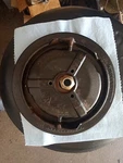 0583001 584374 Manual Start Flywheel For Evinrude Johnson Outboard 513862. Fixed Price $80.00.