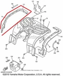 New Oem Yamaha Timberwolf 250 2WD Rear Right Fender Flare Flap. Fixed Price $94.95.