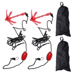 Red 2PCS For Grapnel Boat Marine Kayak Anchor Set Folding 1.5KG. Fixed Price $35.98.