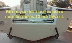 The Original Usa Made Outboard Boat Motor Mount Drilling Template. Fixed Price $60.00.