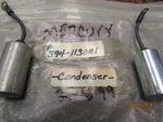 2 New Oem Mercury Quicksilver Condensers 394-1130A1. Fixed Price $8.99.