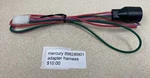 Mercury Oem# 898286T01 Adapter Harness (2) Used (634). Fixed Price $10.00.