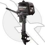 Mercury 6HP 4 Stroke Outboard Engine Marine Short Shaft New Mh. Fixed Price $1699.99.