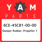 6CE-45C81-00-00 Yamaha Damper Rubber, Propeller 6CE45C810000, New Genuine Oem. Fixed Price $234.82.