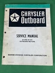 1980 Chrysler Outboard, 20 + 30 Hp Motors Service Manual. Fixed Price $18.57.