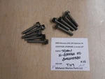 10-824460 50, 8M0045380 Mercury 2000 225L 3.0L Optimax Dfi Screws (10) 8X50 T117. Fixed Price $19.95.