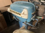 Vintage 1955 Evinrude 15014 Fastwin 15HP Outboard Motor. Fixed Price $275.00.