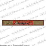 Fits Johnson 45 1929 3HP Outboard Engine Motor Decal. Fixed Price $54.95.