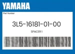 Yamaha Genuine Spacer 3L5-16181-01-00. Fixed Price $38.78.