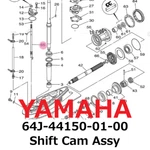 New Yamaha Genuine 2007-2024 50HP 60HP 70HP Shift Cam Assy 64J-44150-01-00. Fixed Price $149.99.