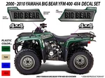 Yamaha Big Bear Yfm 400 Oem Tank Side Decal Emblem Sticker Graphic Set Kit 4X4. Fixed Price $39.99.