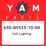 63D-85533-10-00 Yamaha Coil, Lighting 63D855331000, New Genuine Oem Part. Fixed Price $173.26.