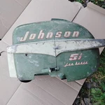 Johnson 1/2 Horse Power Coweling Vintage 1955. Fixed Price $70.00.
