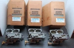 Set Of 3 Nos Genuine Mercury Quicksilver Carburetor 150 90-95 New Old Stock. Fixed Price $850.00.