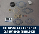 Mercury Outboard Rebuild Kit Carburetors Aj Ka Kb Kc Tillotson. Fixed Price $49.00.