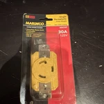 Marinco 305CRR Standard 30A 125V Nema Locking Receptacle. Fixed Price $20.00.
