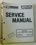 Mercury Mariner 4 5 Hp 102CC Sail Power Service Manual 90-17308-1 Repair Book. Fixed Price $15.38.