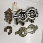 318961 Johnson Evinrude Cylinder Head Assembly 1983 40HP 2CYL '74-'84. Fixed Price $85.00.