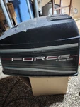 Mercury Force Outboard 120HP Hood Cowling Engine Cover. Fixed Price $125.00.