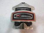 Mercury Mariner Outboard Red Decal Chrome Front Cowling Cover 9.75" X 9.25". Fixed Price $39.99.