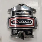 Mercury Kiekhaefer Front Cowl Cover 1968 65HP Thunderbolt. Fixed Price $30.00.
