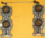 Excellent Condition Used Evinrude Ficht / Throttle Body Assemblies - V4. Fixed Price $125.00.