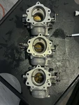 225 Hp Yamaha 76 Degree Carburetors 1-3-5 62J-14100-00-00 14101 14102 Two Stroke. Fixed Price $375.00.
