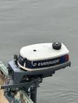 Evinrude 2 Hp Outboard Motor, Runs Smooth, Good Condition. Fixed Price $425.00.
