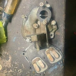 Johnson Evinrude Intake Manifold 1980-1992 9.9 15 Hp 390460 386109 Outboard T25. Fixed Price $16.00.