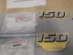 Yamaha 150HP Outboard Motor Emblems 63P-42678-41-00. Fixed Price $35.00.