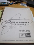 1963 Johnson 10 Hp Qdl 24M 24B Outboard Parts Catalog Manual. Fixed Price $12.99.