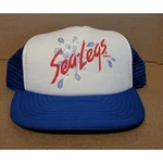 Vintage Sea Legs Johnson Caps Brand Mesh Snap Back Truckers Hat. Fixed Price $28.00.