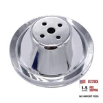 Short Water Pump Pulley Swp Single-groove Compatible With Small Block Chrome. Fixed Price $36.71.