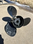 Michigan Wheel Aluminum Propeller 13.75 X19 Repitched 031026 Mercury Yamaha Used. Fixed Price $59.95.