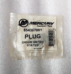 854367001 Mercury Plug Made In United State. Fixed Price $49.99.