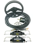 Twin Hydraulic Outboard Motor Steering Suit Evinrude Up 150HP(STANDARD Wheel). Fixed Price $1229.00.