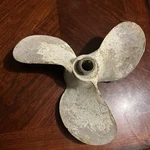 10 1/2 X 12P 380637 Propeller Model 40573A Outboard. Fixed Price $28.00.