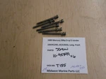 10-92399 Mercury 1989 50HP 3-CYL 2-STR Outboard Screws (6) .190-32X2.25 T155. Fixed Price $14.99.