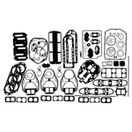 Mercury Mercruiser 27-11338A88 27-89221A88 Powerhead Gasket Set Sierra 18-4319. Fixed Price $148.95.