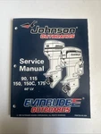 1996 Omc Johnson Evinrude 507127 Service Manual 90 115 175 Hp 150COMM. Fixed Price $85.00.