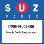67200-98J05-000 Suzuki Remote Control Assy,single 6720098J05000, New Genuine Oem. Fixed Price $1012.38.
