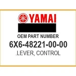 Yamaha Lever, Control 6X6-48221-00-00 Oem New. Fixed Price $316.75.