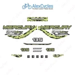 Mercury Optimax Bluewater 135 Hp Green Camouflage Outboards Decals Stickers. Fixed Price $53.13.