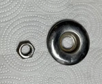 Omc Johnson Evinrude 1970 6HP Flywheel Nut And Cover. 130541. 4A. Fixed Price $18.50.