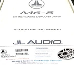 Jl Audio Marine 8" Subwoofer 4-OHM 400W Max M6-8IB-S-GWGW-4 White Sport Grille. Fixed Price $423.95.