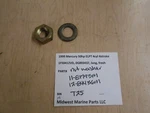 11-81773M, 12-84436M Mercury 1999 50HP 4STROKE 0G893437 Nut And Washer T25. Fixed Price $13.99.