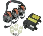 586759 5006220 5004563 586817 Etec Evinrude 75HP Emm Plus Fuel Injectors & Coils. Fixed Price $1499.95.